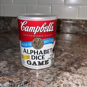 Campbell’s Alphabet Dice Game